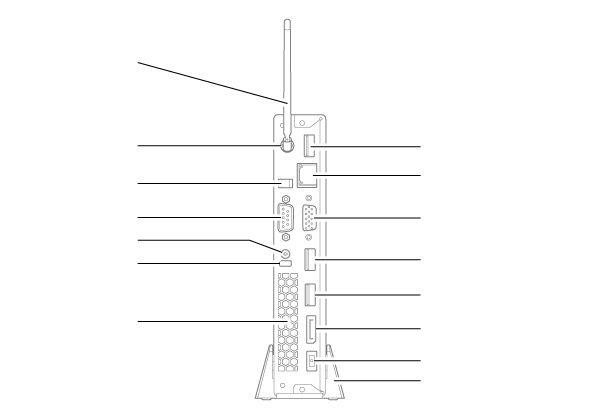 本体背面