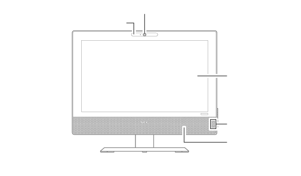 本体前面