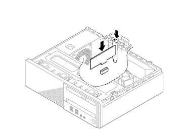 PCIスロットに差し込む