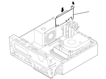 PCIスロットに差し込む