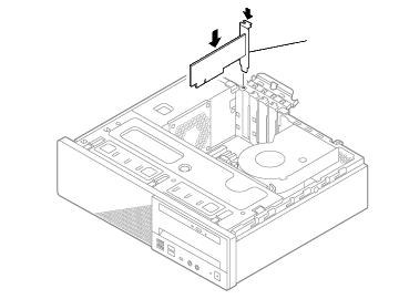 PCIスロットに差し込む