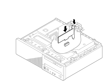 PCIスロットに差し込む