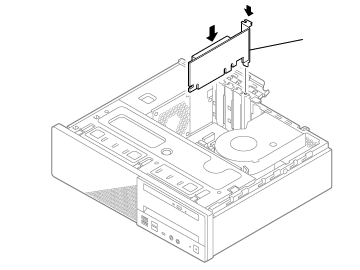 PCIスロットに差し込む