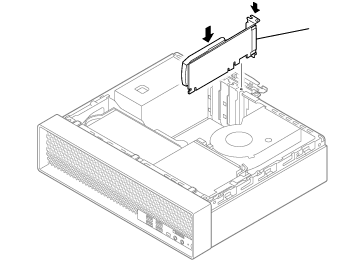 PCIスロットに差し込む