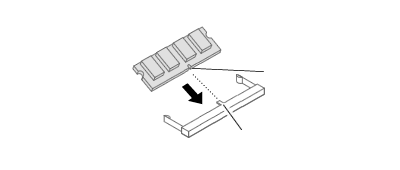 メモリの取り付け01