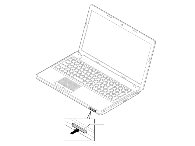 SDメモリーカードの取り出し