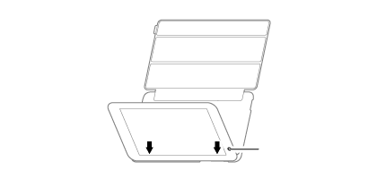 タブレットカバーの取り付け