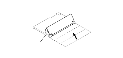 タブレットカバーの取り付け