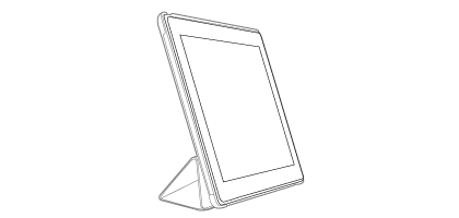 タブレットカバーの取り付け