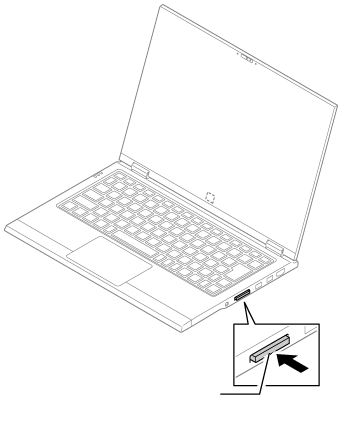SDメモリーカードの取り出し