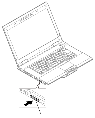 SDメモリーカードの取り出し