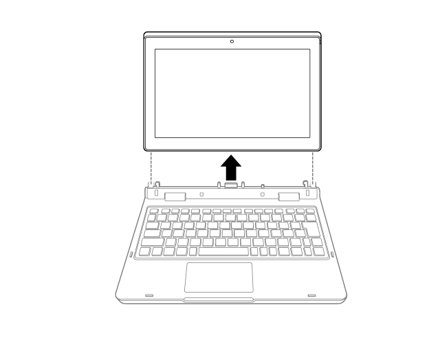 キーボードから取り外す