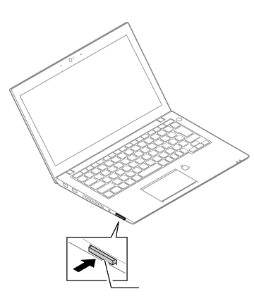 SDメモリーカードの取り出し