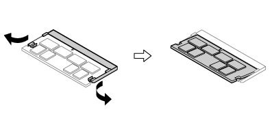 メモリ取り外し