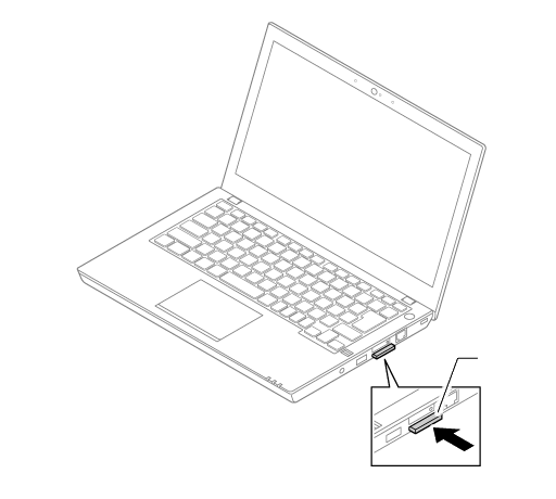 SDメモリーカードの取り出し