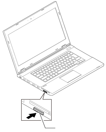 SDメモリーカードの取り出し