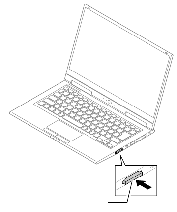 SDメモリーカードの取り出し