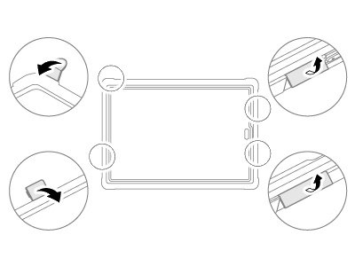 タブレット保護カバー