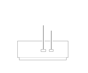 USB Type-C拡張ドック左側面