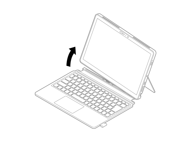 キーボードの取り外し