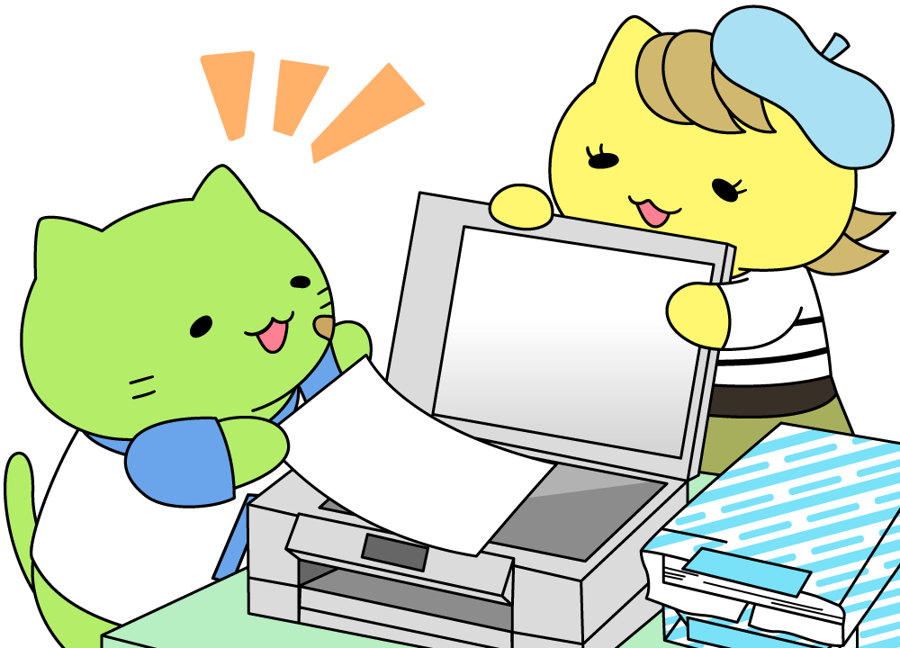 スキャナーやスマホでスキャンして文字抽出だにゃっ！