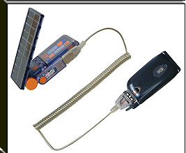 モバイル太陽電池「バイオレッタ ソーラーギア VSO1」　（株式会社太陽工房）