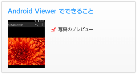Android Viewer でできること