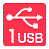 1USB
