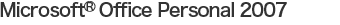 Microsoft(R) Office Personal 2007