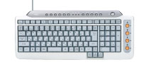PS/2小型キーボード (ファミリーボタン付き、ワンタッチスタートボタン付き)