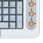 PS/2小型キーボード (ファミリーボタン付き、ワンタッチスタートボタン付き)