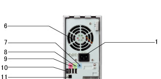 VALUESTAR C 本体背面