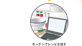 モバイルライフは外だけじゃない。家の中でも、身軽に・気軽にアクセス