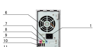VALUESTAR C 本体背面