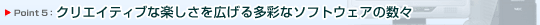 Point 5F@NGCeBuȊyL鑽ʂȃ\tgEFA̐X