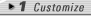 1. Customize �Z���N�V�������j���[�ŃJ�X�^�}�C�Y