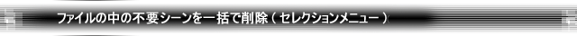 t@C̒̕svV[ꊇō폜(ZNVj[)