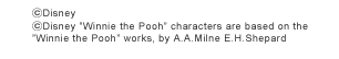 (C)Disney,(C)Disney hWinnie the Poohh characters are based on the hWinnie the Poohh works, by A.A.Milne E.H.Shepard