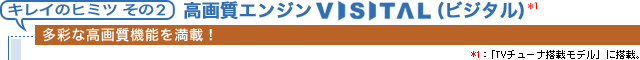 LC̃q~c2 掿GWuVISITAL(rW^)v(*1)@ʂȍ掿@\𖞍! *1FuTV`[iڃfvɓځB