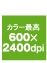 �J���[�ō�600�~2400dpi
