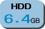 HDD6.4GB