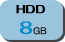 HDD8GB